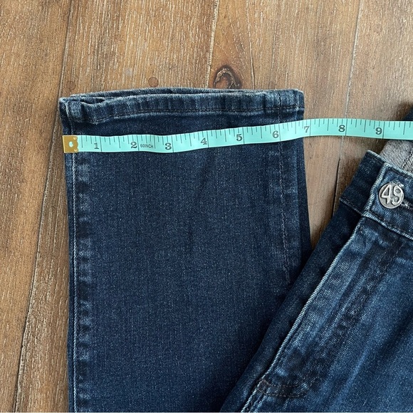 AG The Mari High Rise Slim Straight Leg Denim Jeans Blue - Picture 4 of 14